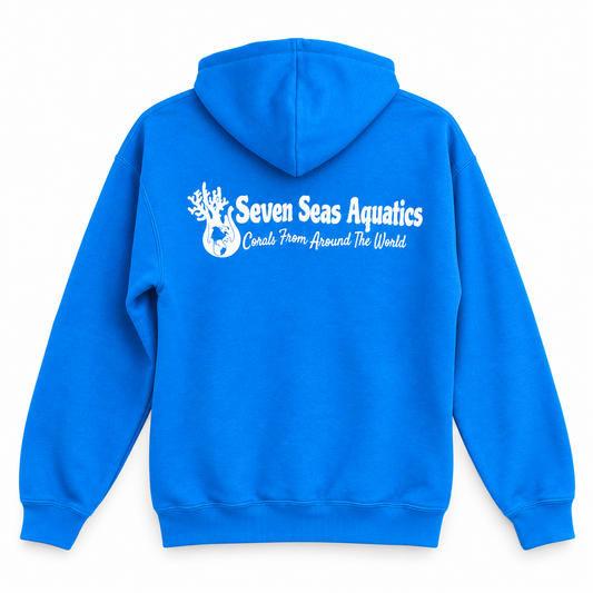 Seven Seas Aquatics Blue Pullover Hoodie