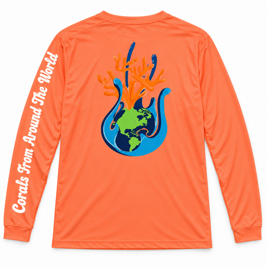Seven Seas Aquatics Coral Peach Long Sleeve Shirt