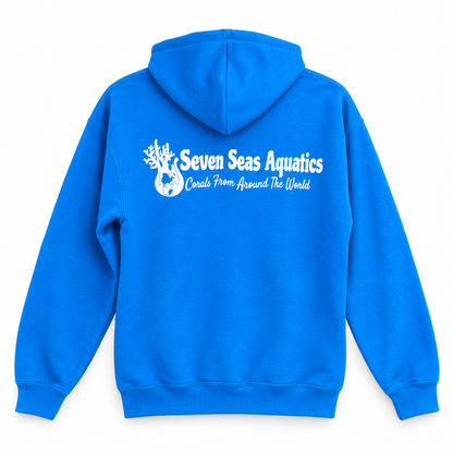 Seven Seas Aquatics Blue Pullover Hoodie