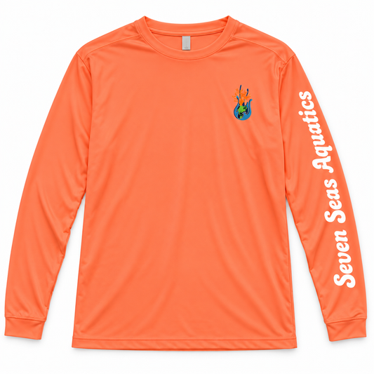 Seven Seas Aquatics Coral Peach Long Sleeve Shirt