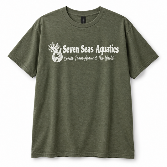 Seven Seas Aquatics Classic Logo T-Shirt in Hunter Green
