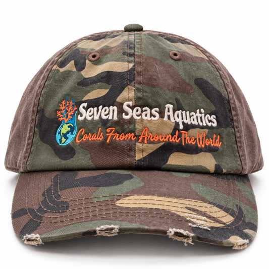 Seven Seas Aquatics Distressed Camo Hat